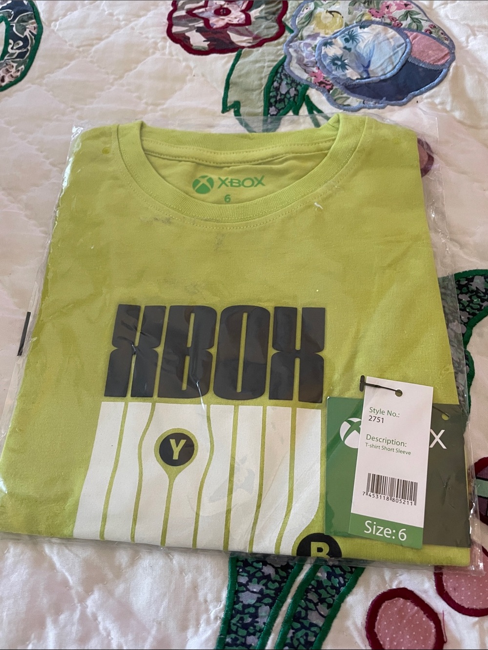 NWT XBox Child’s Size 6 Shirt Sleeved T Shirt